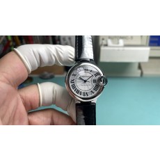 까르띠에 발롱 블루 33mm 오토매틱 시계 001-284040