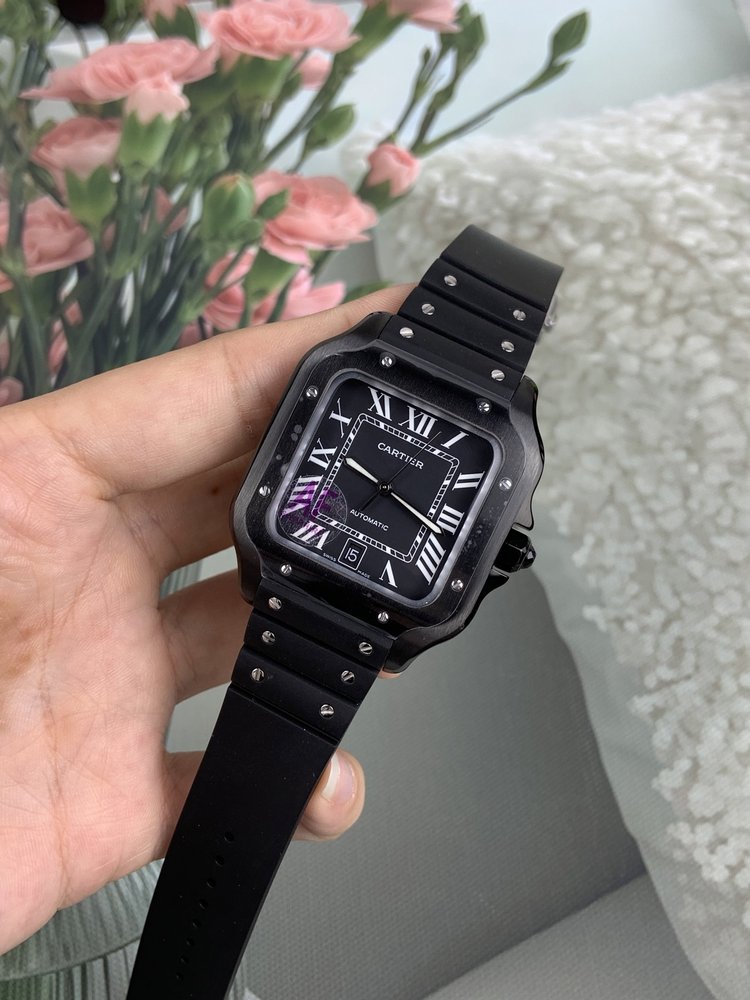 까르띠에 산토스 블랙 001-284043