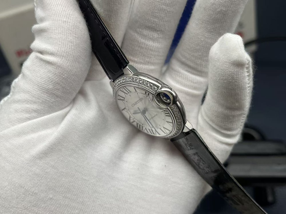 까르띠에 블루 발룬 퀵 체인지 손목시계 36mm 001-284061