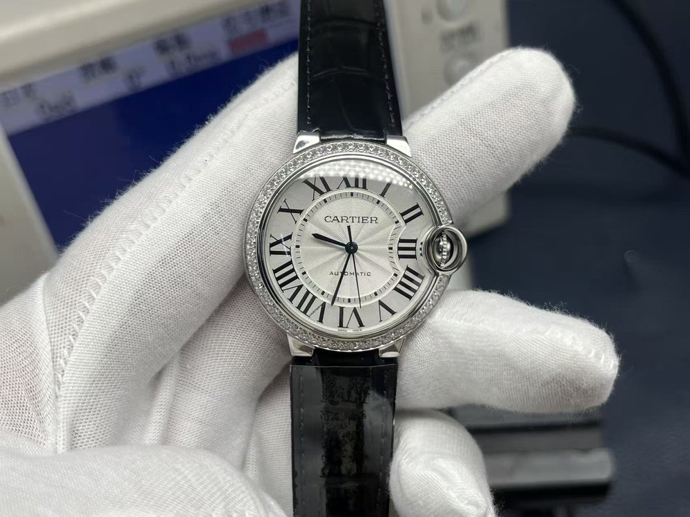 까르띠에 블루 발룬 퀵 체인지 손목시계 36mm 001-284061