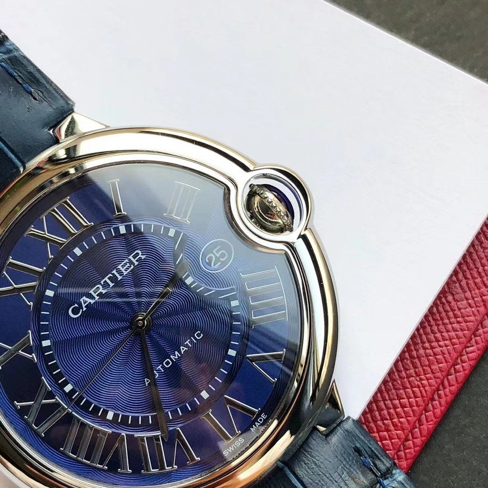 까르띠에 발롱 블루 42mm 레플리카 시계 001-284062