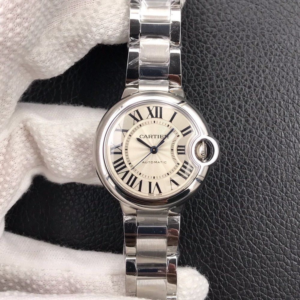 V6버전 블루 벌룬 33mm 기계식 시계 001-284110