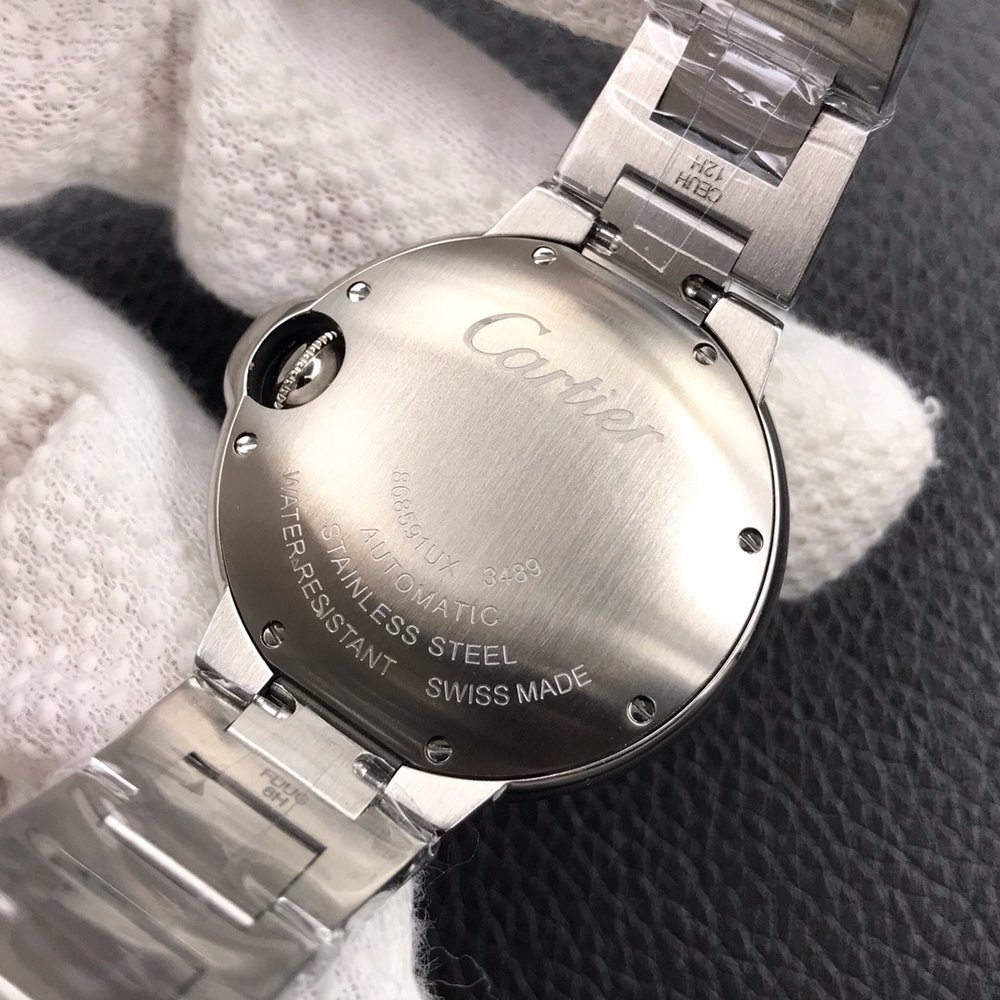 V6버전 블루 벌룬 33mm 기계식 시계 001-284110