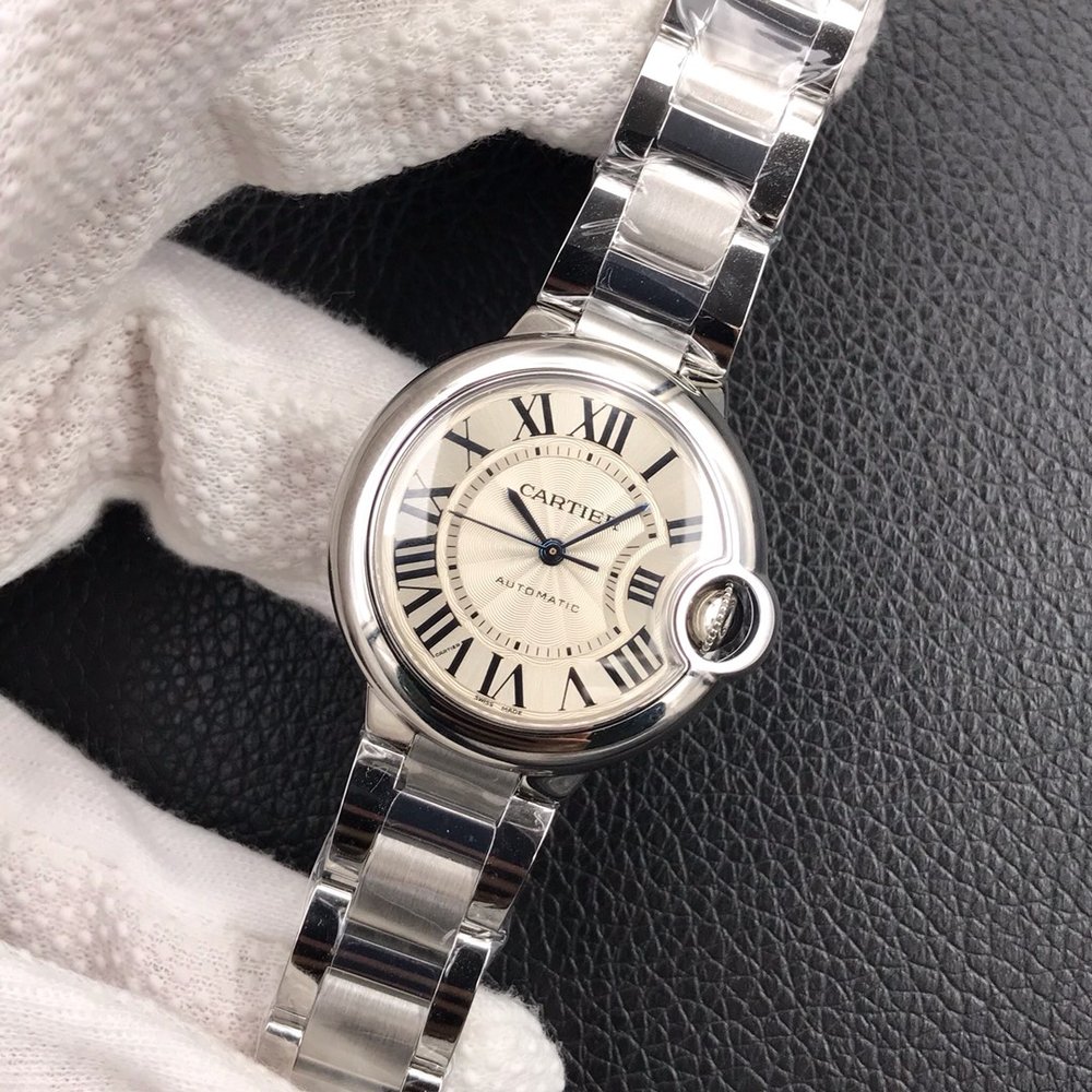 V6버전 블루 벌룬 33mm 기계식 시계 001-284110