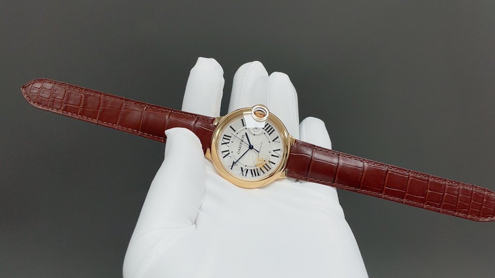까르띠에 발롱 블루 42mm 기계식 시계 최고급 품질 001-284113