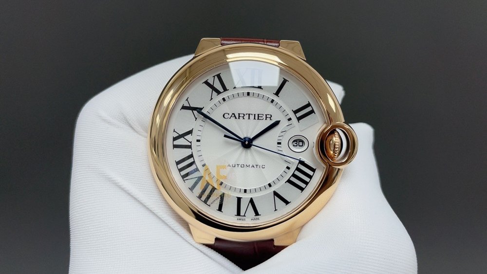 까르띠에 발롱 블루 42mm 기계식 시계 최고급 품질 001-284113