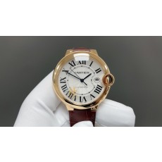 까르띠에 발롱 블루 42mm 기계식 시계 최고급 품질 001-284113