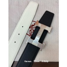 에르메스 엡솜 양면 송아지 가죽 38mm 벨트 001-284124