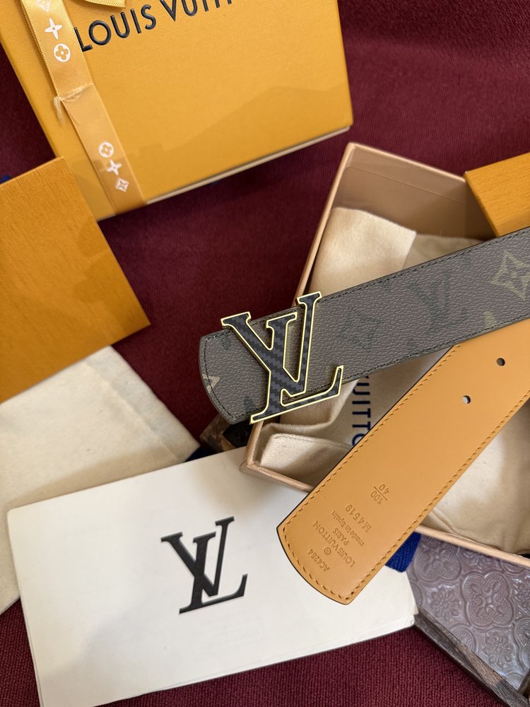 LV 모노그램 양면 벨트 001-284157