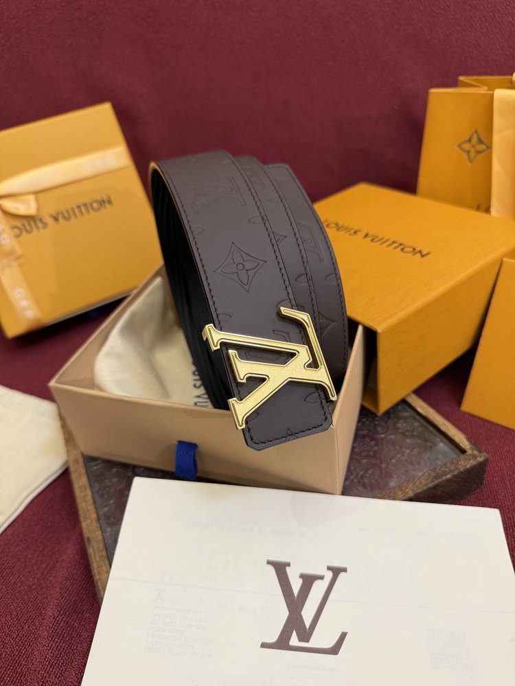 LV 모노그램 양면 벨트 001-284168