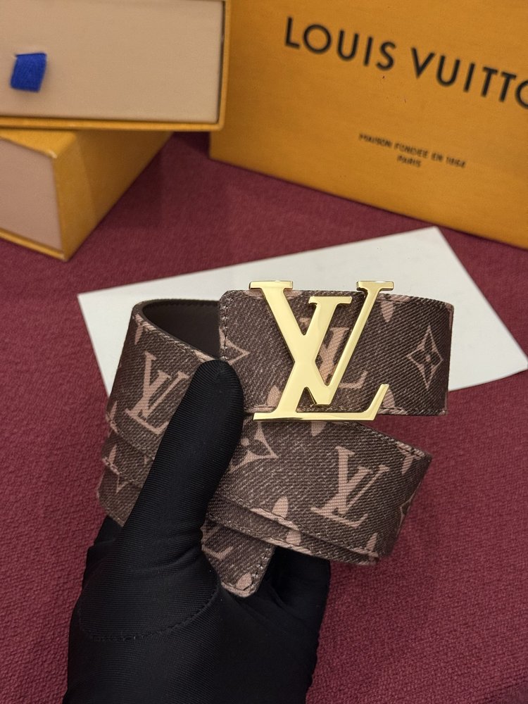 LV 모노그램 데님 벨트 001-284209