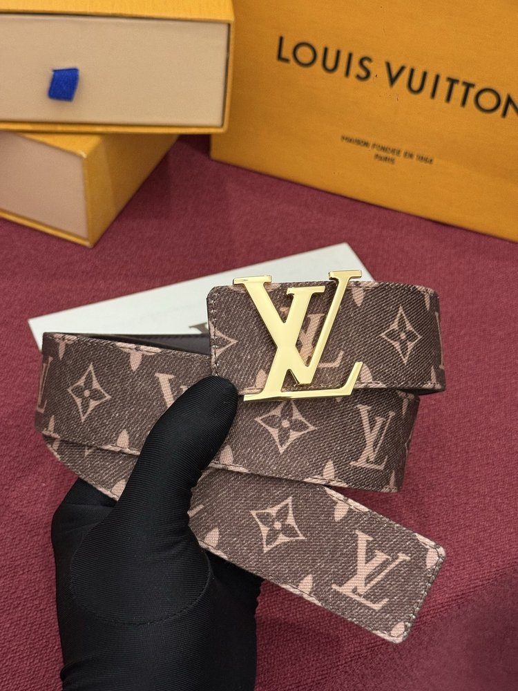 LV 모노그램 데님 벨트 001-284209