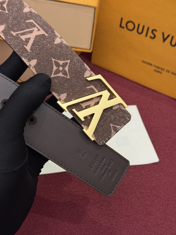LV 모노그램 데님 벨트 001-284209