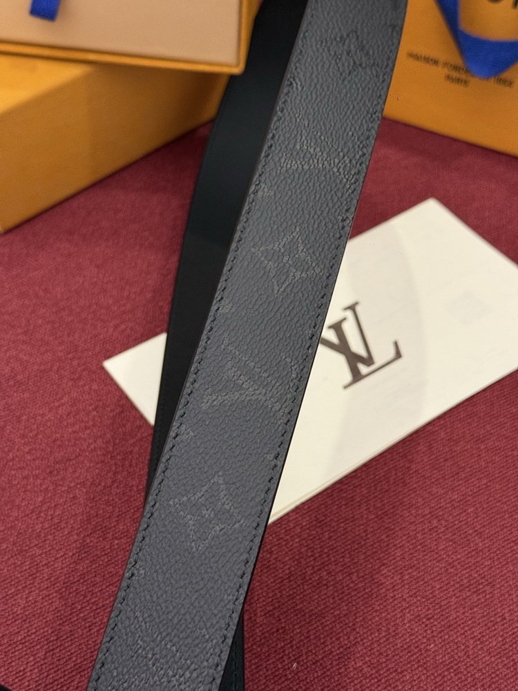 LV 미드나잇 스키니 레터 리버시블 벨트 001-284215
