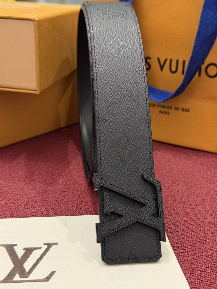 LV 모노그램 반사 리버서블 벨트 001-284222