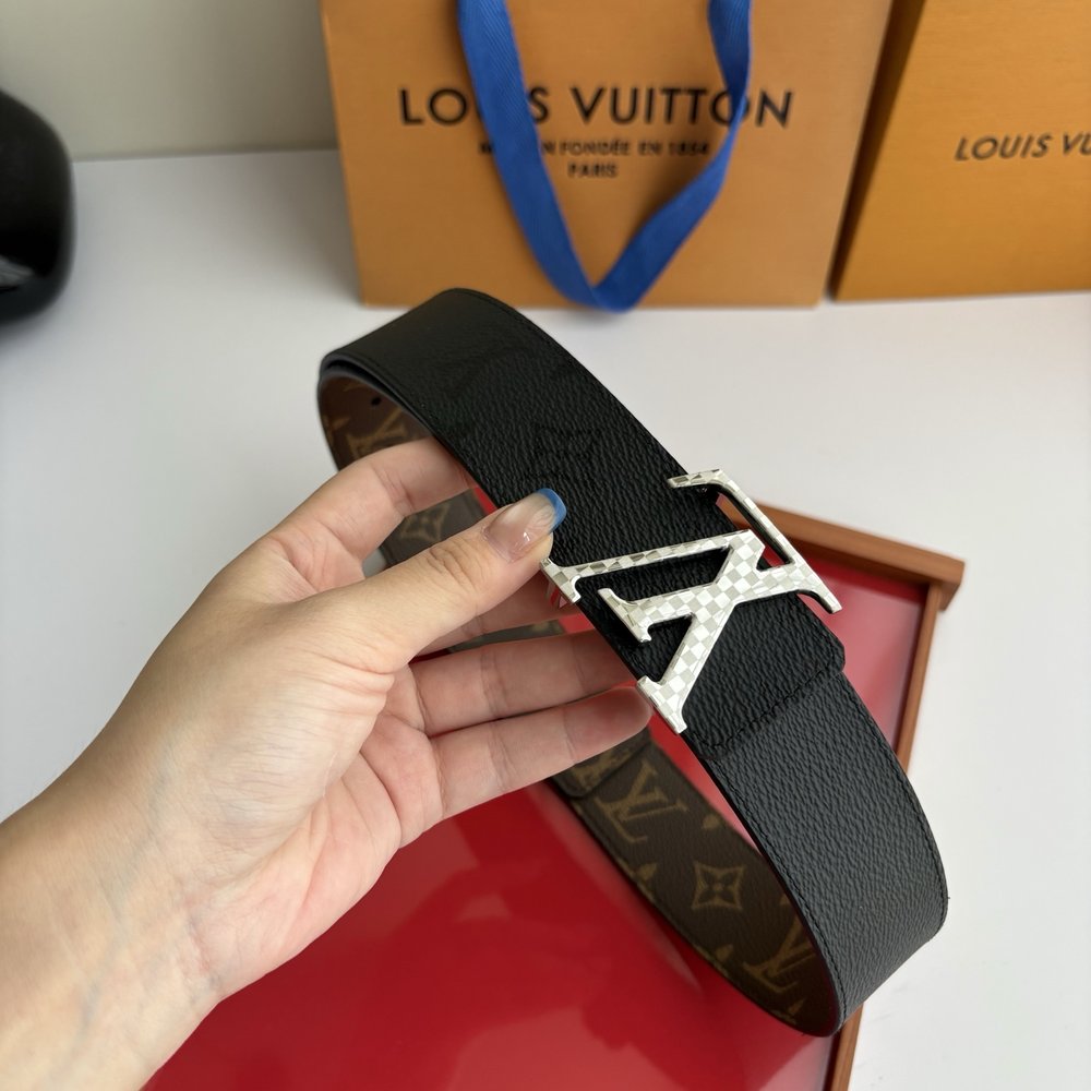루이비통 양면 프린트 벨트 001-284229