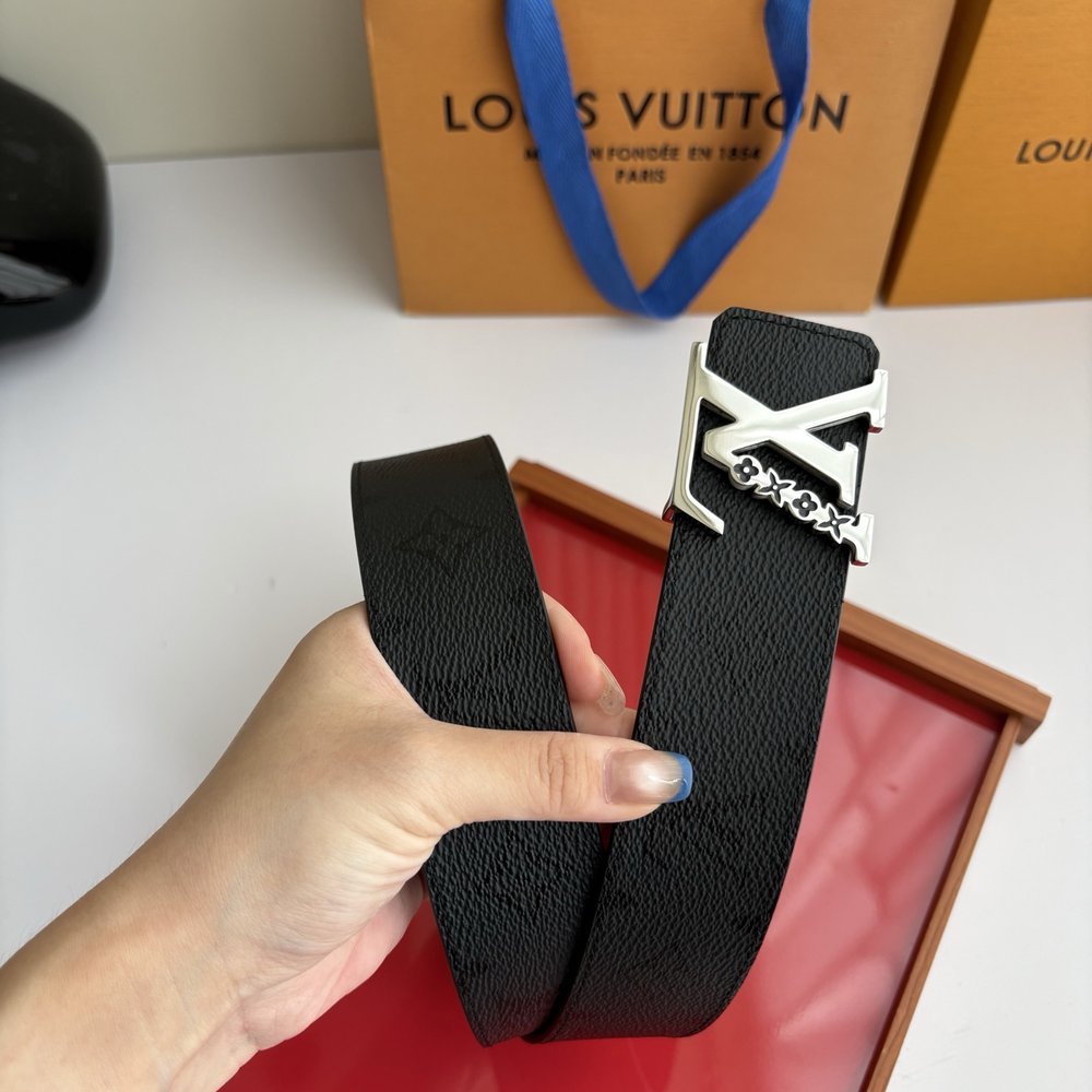 LV 모노그램 양면 프린트 벨트 001-284231