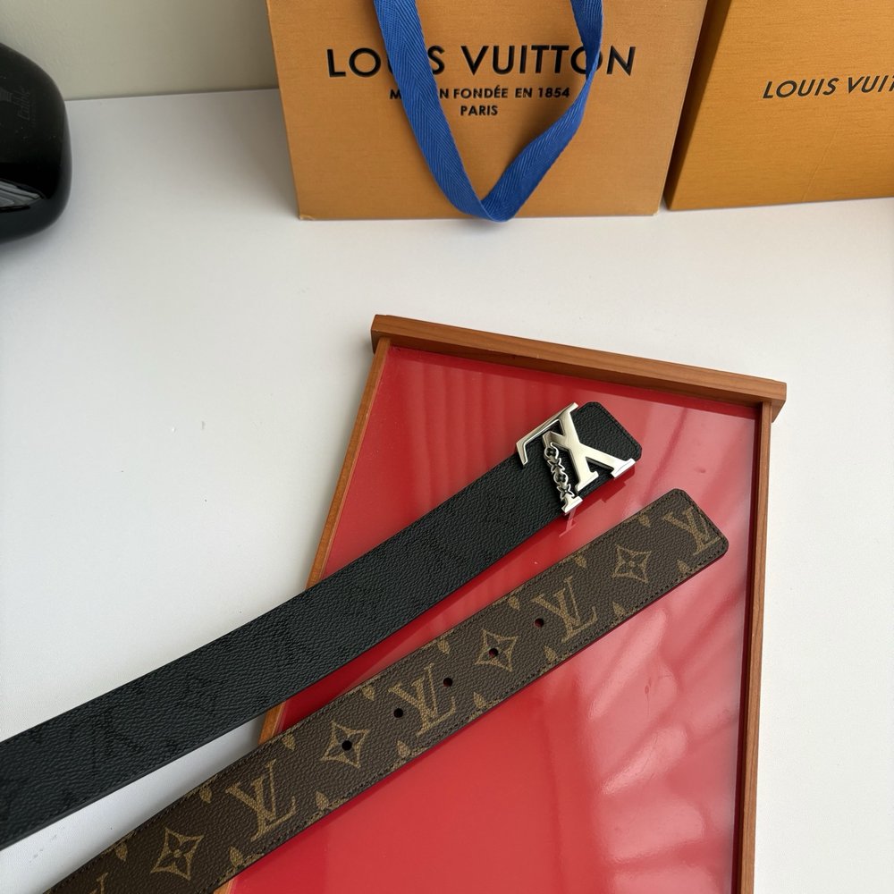 LV 모노그램 양면 프린트 벨트 001-284241