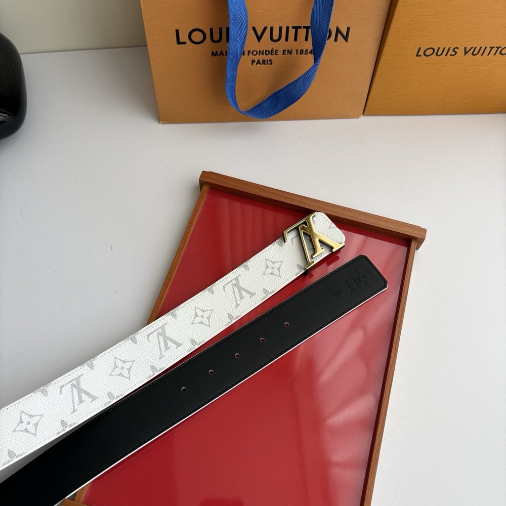 LV 모노그램 프린트 양면 벨트 001-284243