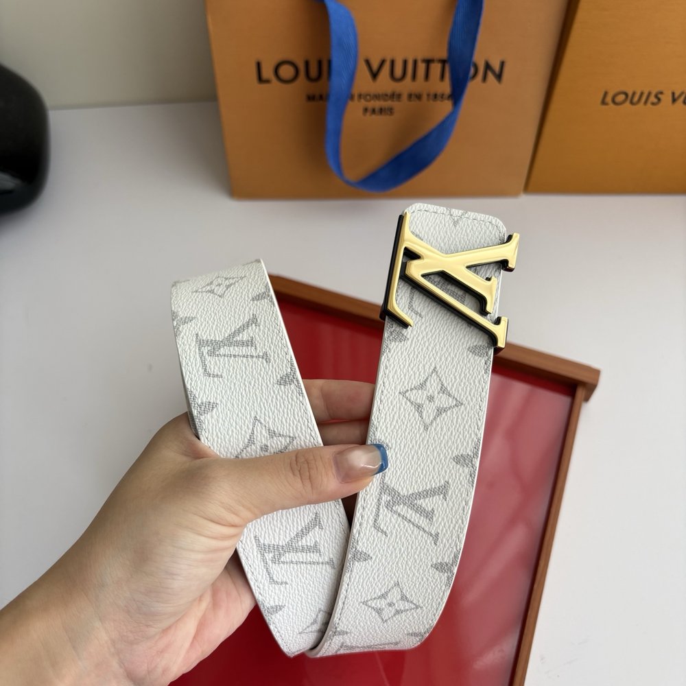 LV 모노그램 프린트 양면 벨트 001-284243