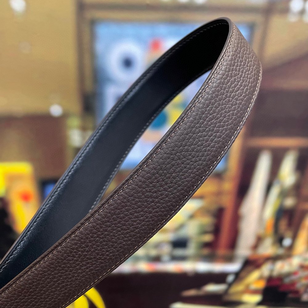 Hermès 양면 오리지널 가죽 프리미엄 벨트 001-284259