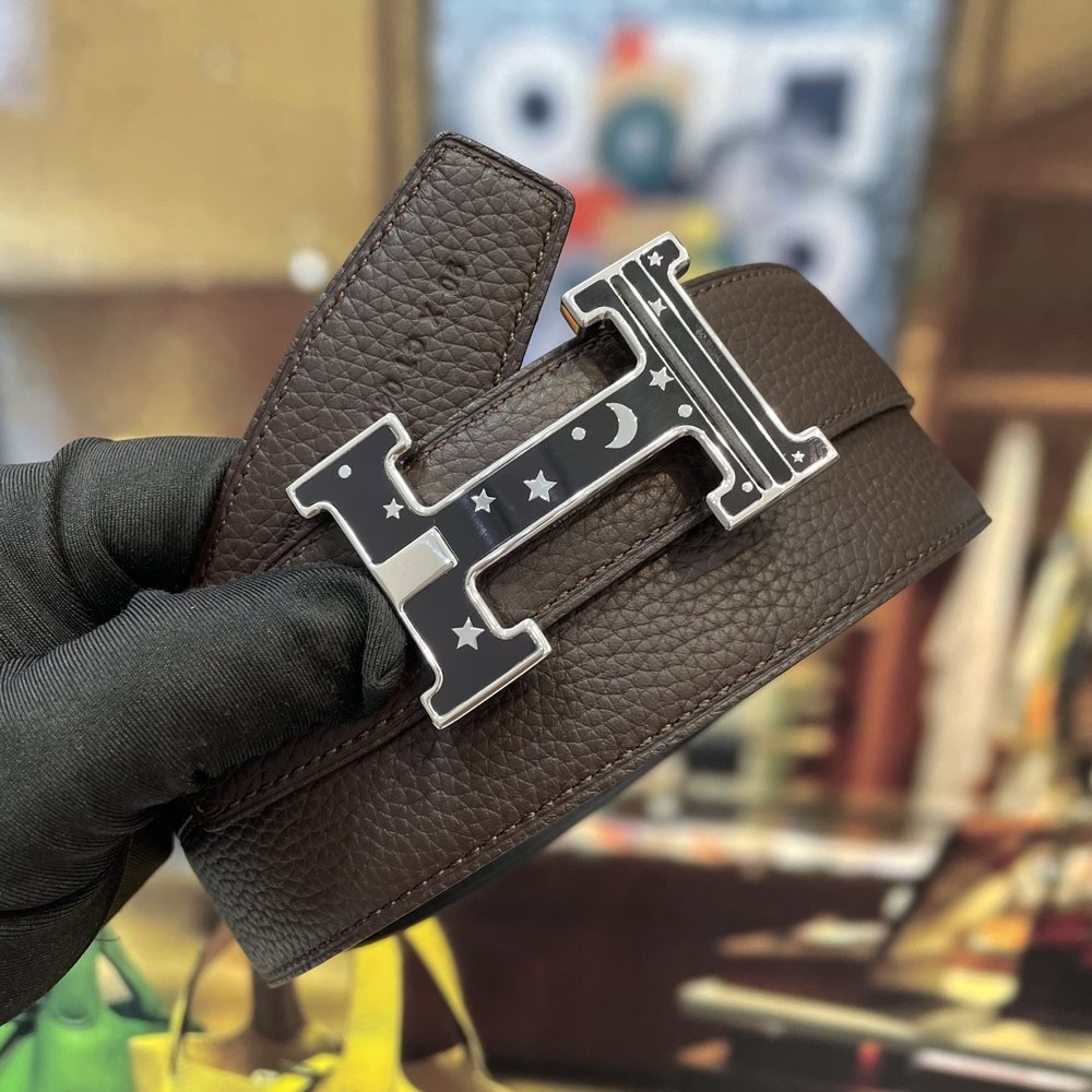 Hermès 양면 오리지널 가죽 프리미엄 벨트 001-284259
