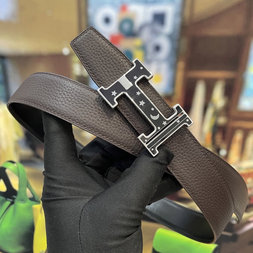 Hermès 양면 오리지널 가죽 프리미엄 벨트 001-284259