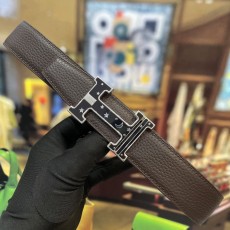 Hermès 양면 오리지널 가죽 프리미엄 벨트 001-284259