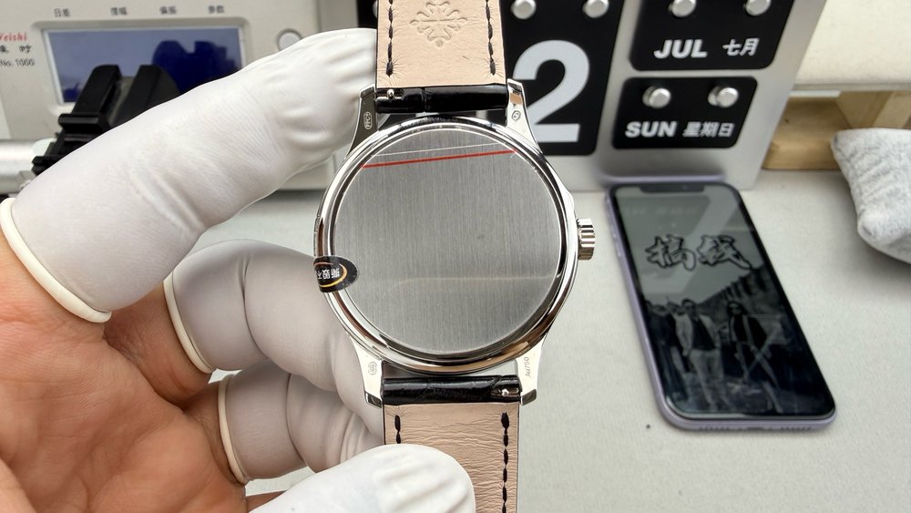 3K 파텍 필림 클래식 장갑 커버 화이트 골드 39mm 001-284318