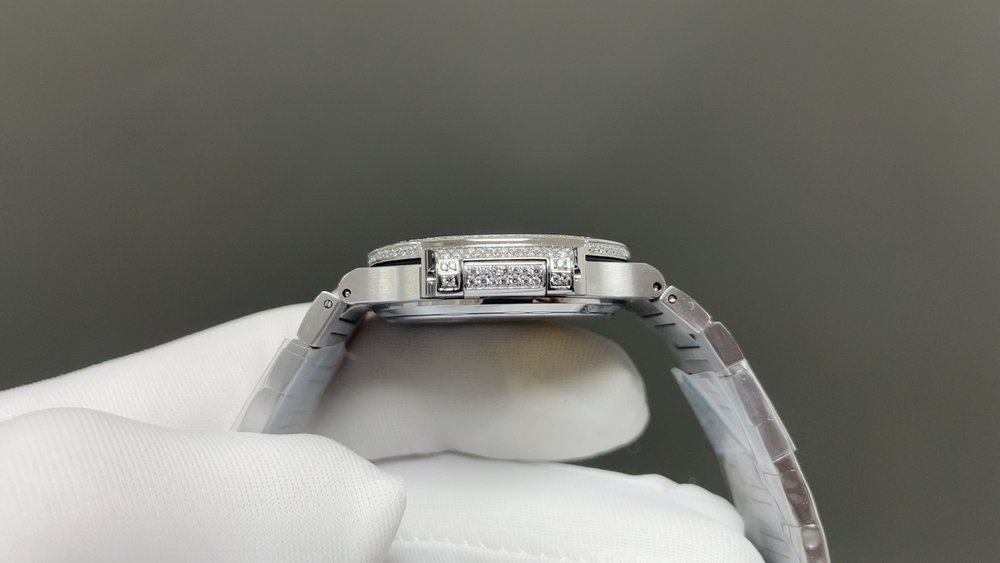 파텍 필립 노틸러스 풀 다이아몬드 시계 35.2mm 001-284332
