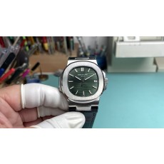 파텍필립 노틸러스 가죽 스트랩 시계 001-284367