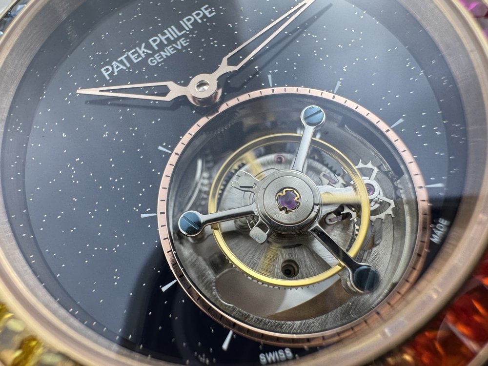 파텍 필립 42MM 투르비용 손목시계 001-284381