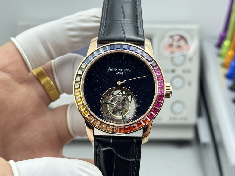 파텍 필립 42MM 투르비용 손목시계 001-284381