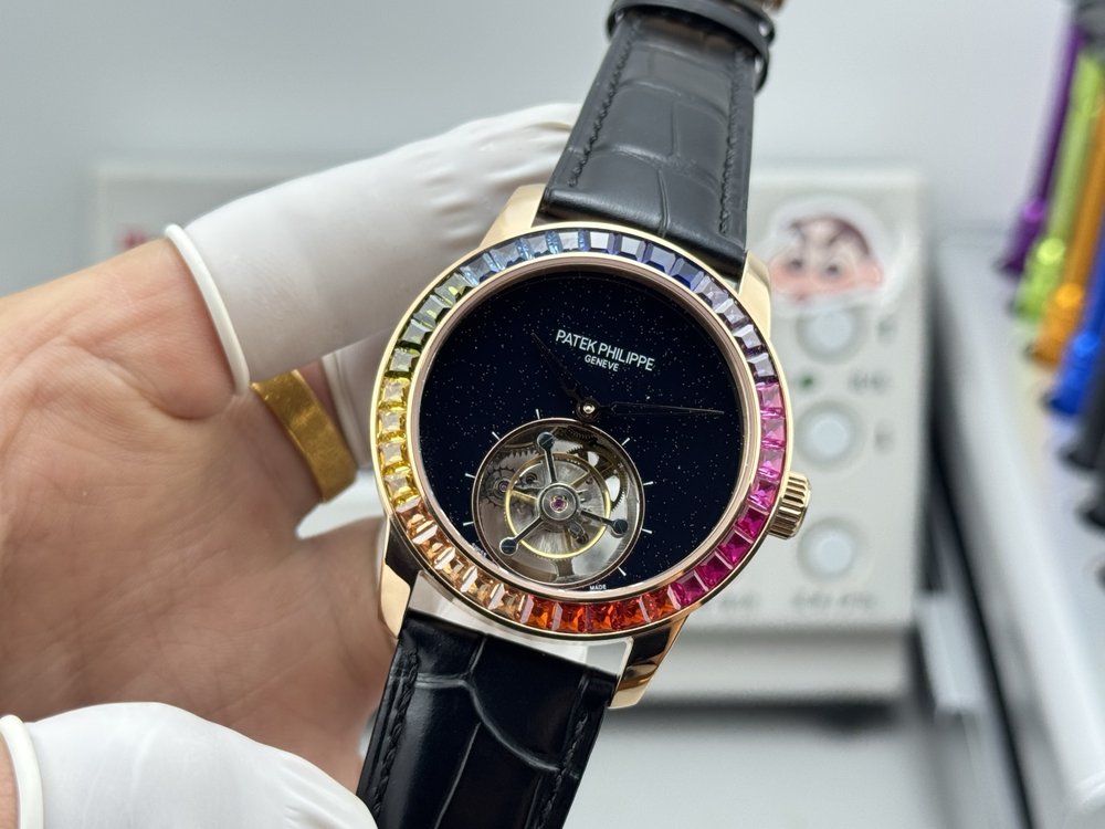 파텍 필립 42MM 투르비용 손목시계 001-284381