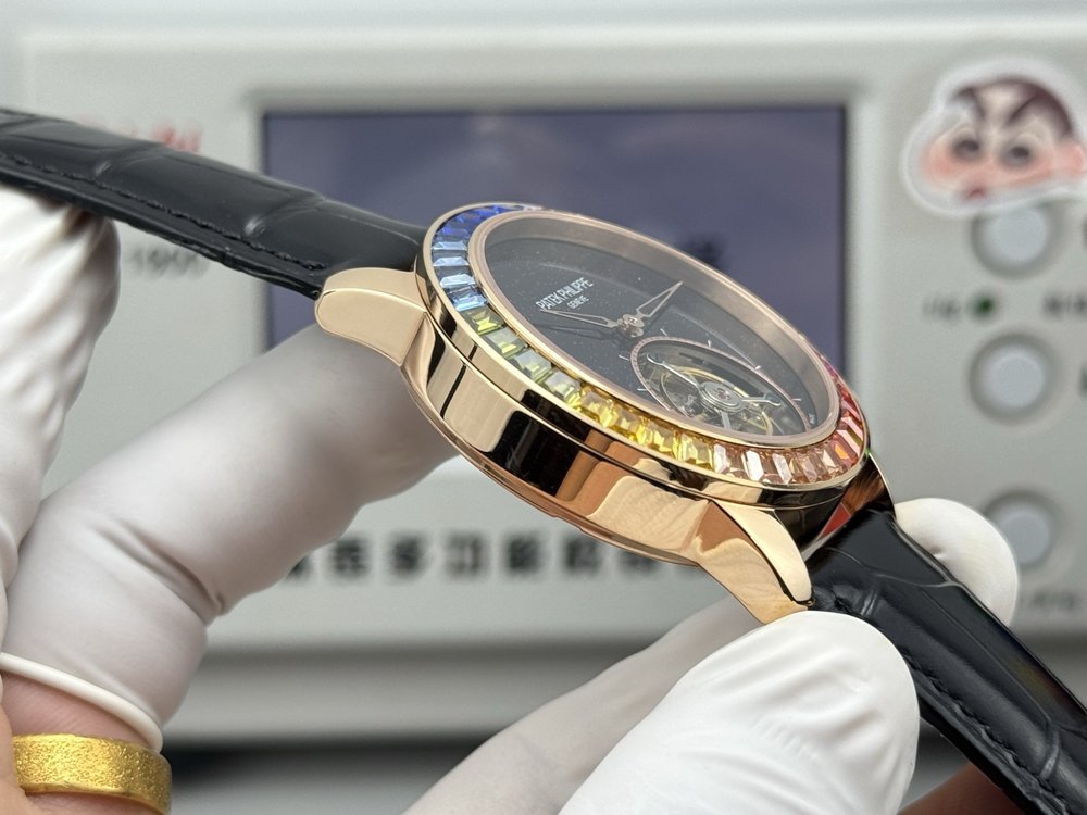 파텍 필립 42MM 투르비용 손목시계 001-284381