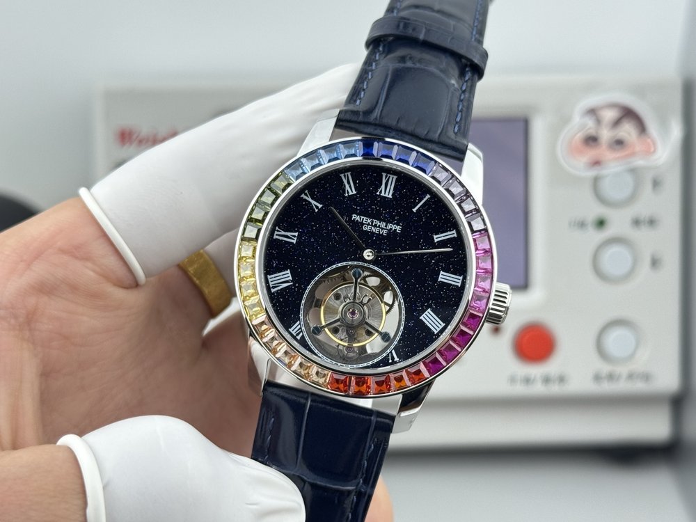 파텍필립 42mm 투르비옹 손목시계 001-284387