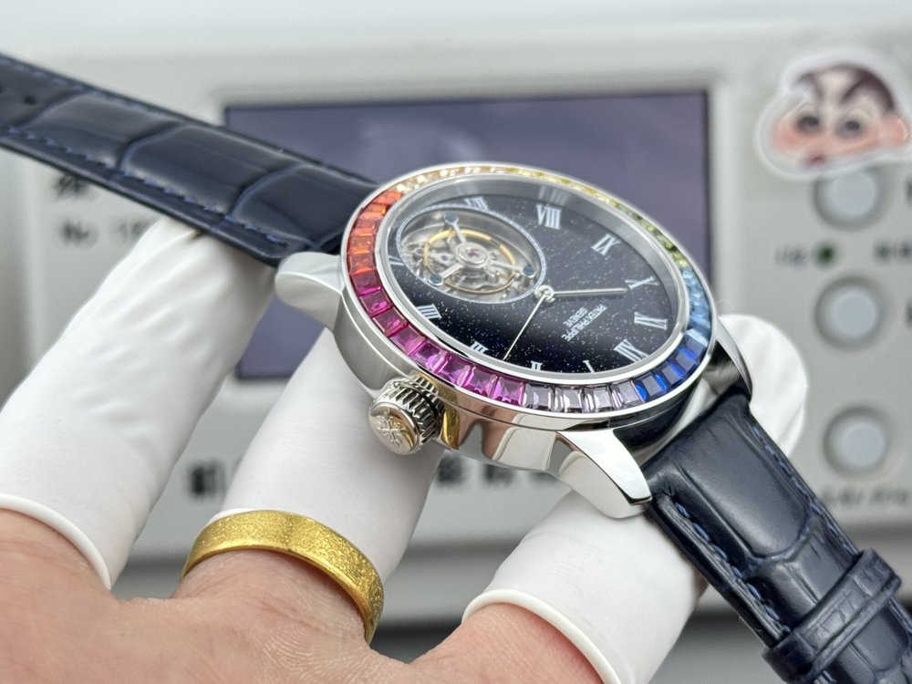 파텍필립 42mm 투르비옹 손목시계 001-284387