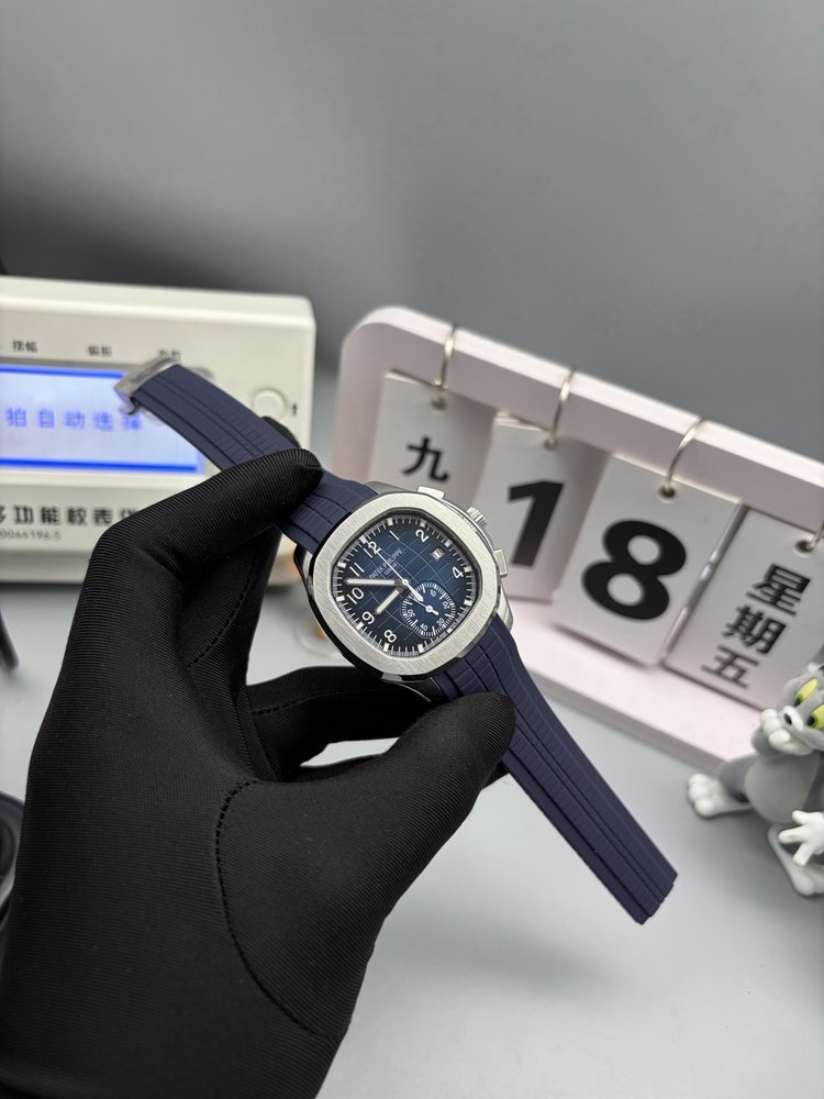 파텍 필립 블루 핸드 그레네이드 크로노그래프 001-284403