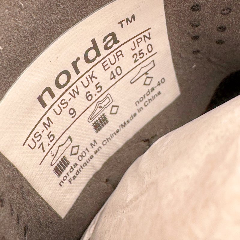 SD 오리지널 NORDA 001 G+ 노다 경량 아웃도 001-284486