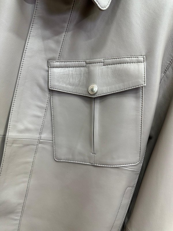 에르메스 카라 가죽 자켓 001-284582