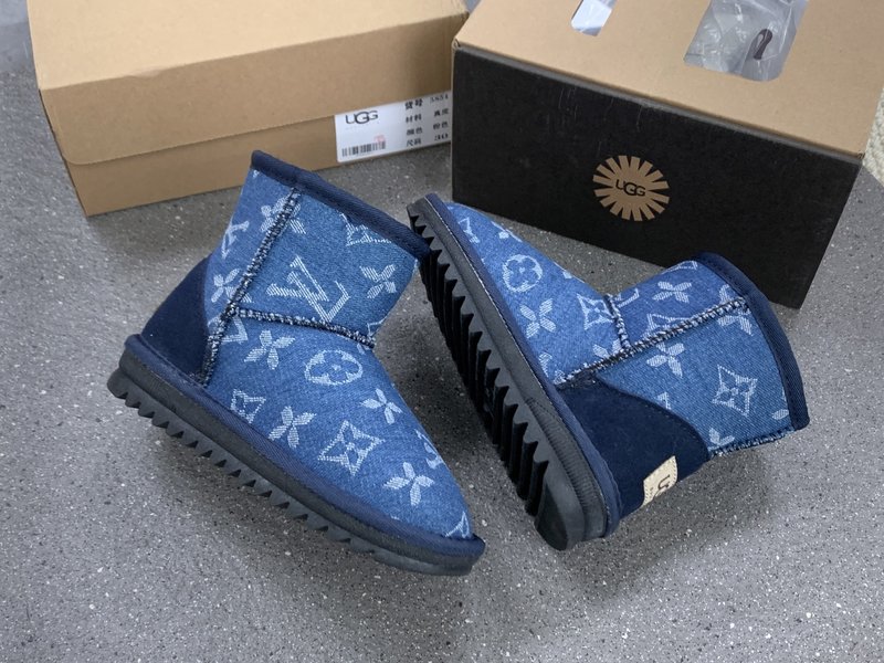 UGG × 구찌 × LV 키즈 스노우 부츠 001-284617
