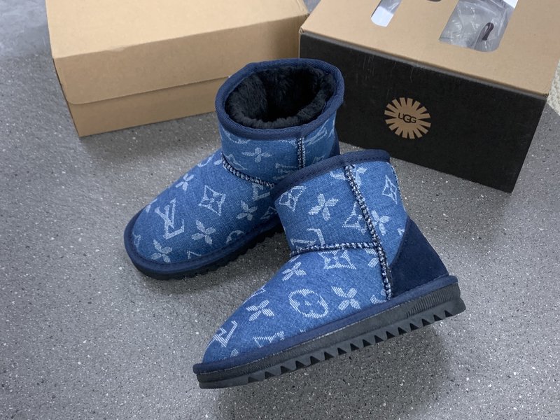 UGG × 구찌 × LV 키즈 스노우 부츠 001-284617