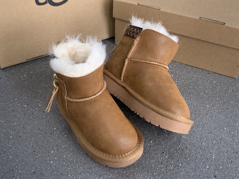 UGG 민족풍 방수 지퍼 아동 스노우부츠 001-284618
