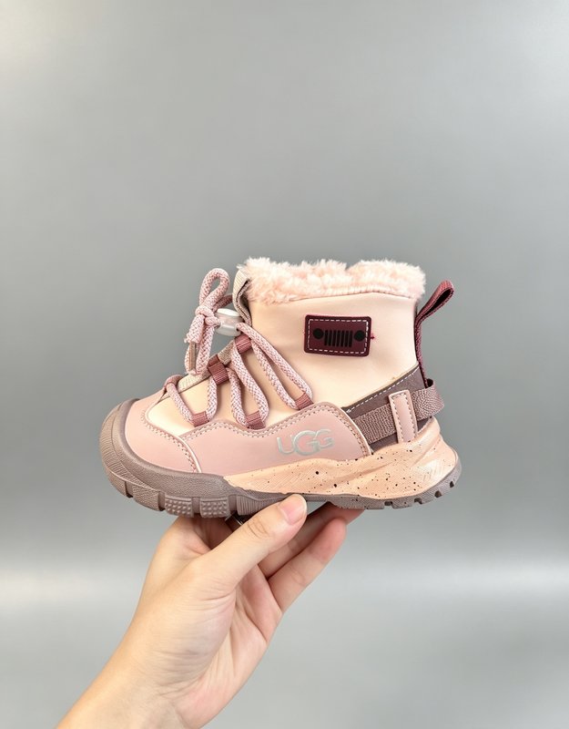 키즈 UGG 스노우부츠 두꺼운 퍼 보온 면화 001-284652