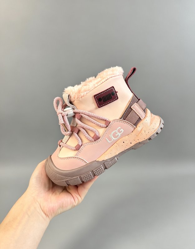 키즈 UGG 스노우부츠 두꺼운 퍼 보온 면화 001-284652