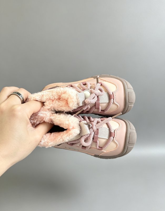키즈 UGG 스노우부츠 두꺼운 퍼 보온 면화 001-284652