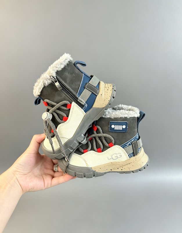 어린이 UGG 스노우부츠 두꺼운 퍼 보온 면화 001-284653