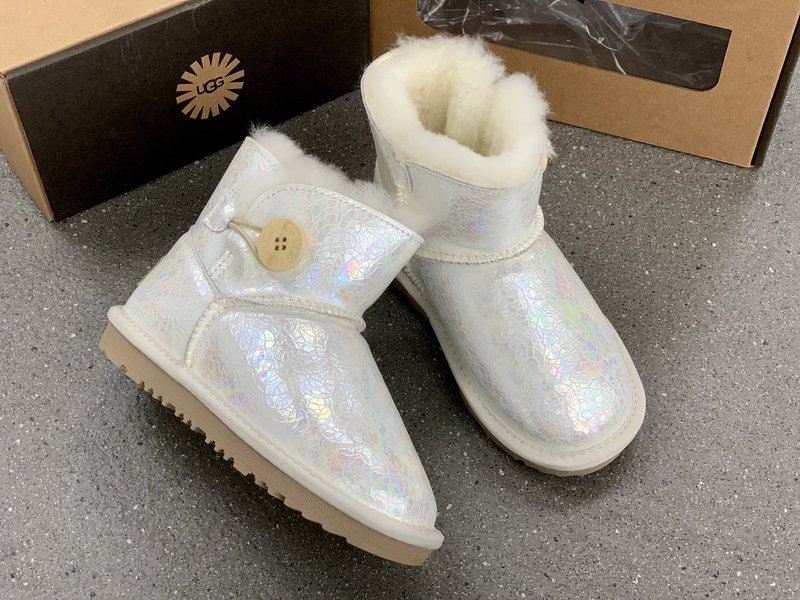 UGG 아동 방수 레이저 버튼 스노우 부츠 001-284661
