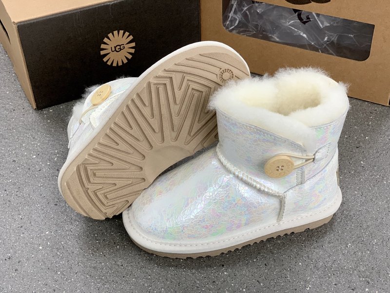 UGG 아동 방수 레이저 버튼 스노우 부츠 001-284661