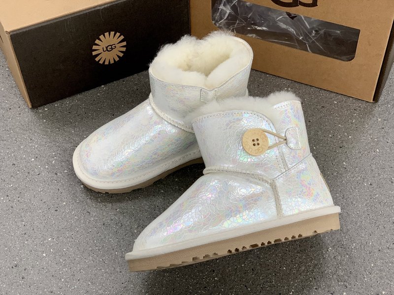 UGG 아동 방수 레이저 버튼 스노우 부츠 001-284661